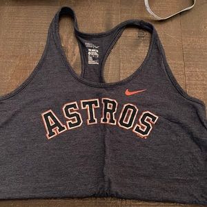 Astros licensed MLB racer back tank top